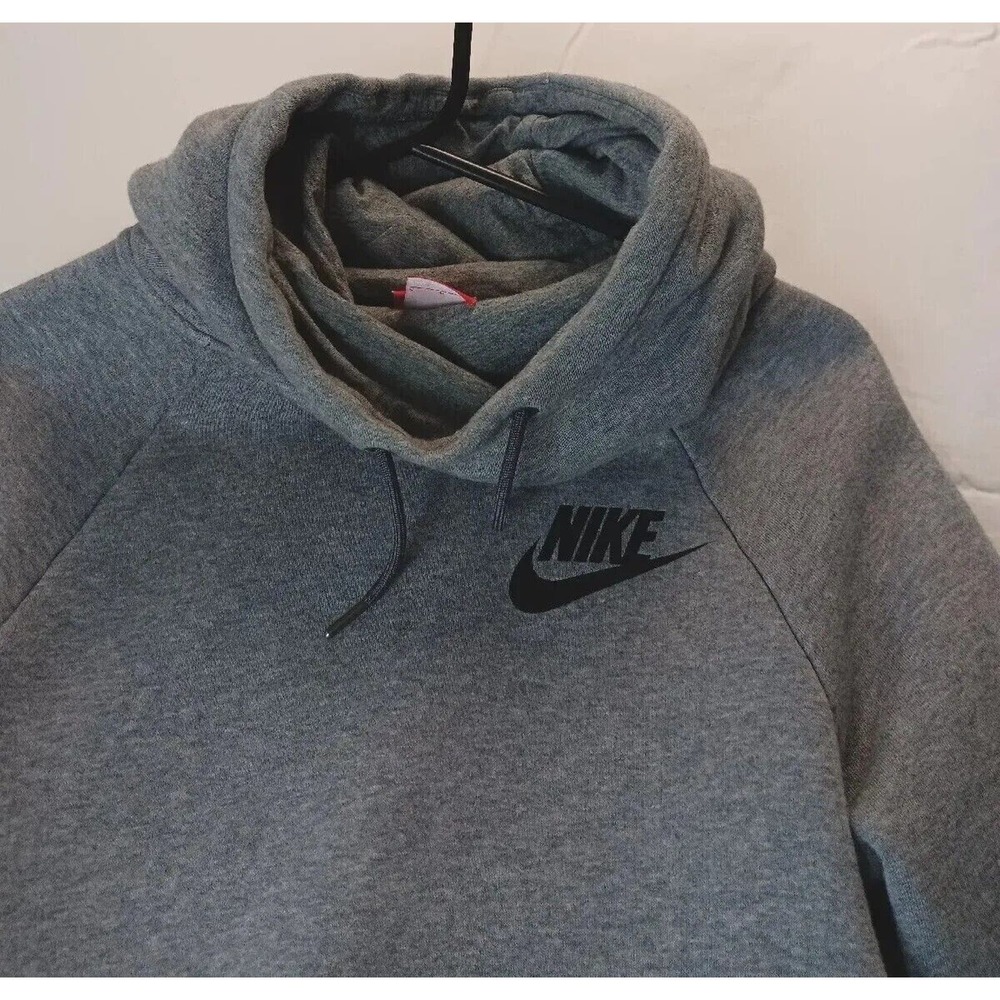 Nike Sportswear Club FleeceWomen's Funnel-Neck Turtleneck Hoodie Small RN56323